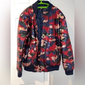 Sequin Bomber